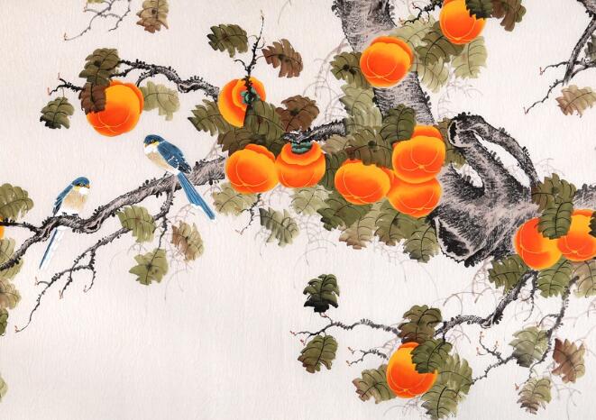 简单的国画入门作品水果